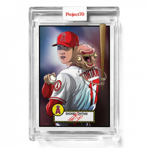 2021 TOPPS PROJECT 70 CARD #566 SHOHEI OHTANI - BY ALEX PARDEE 