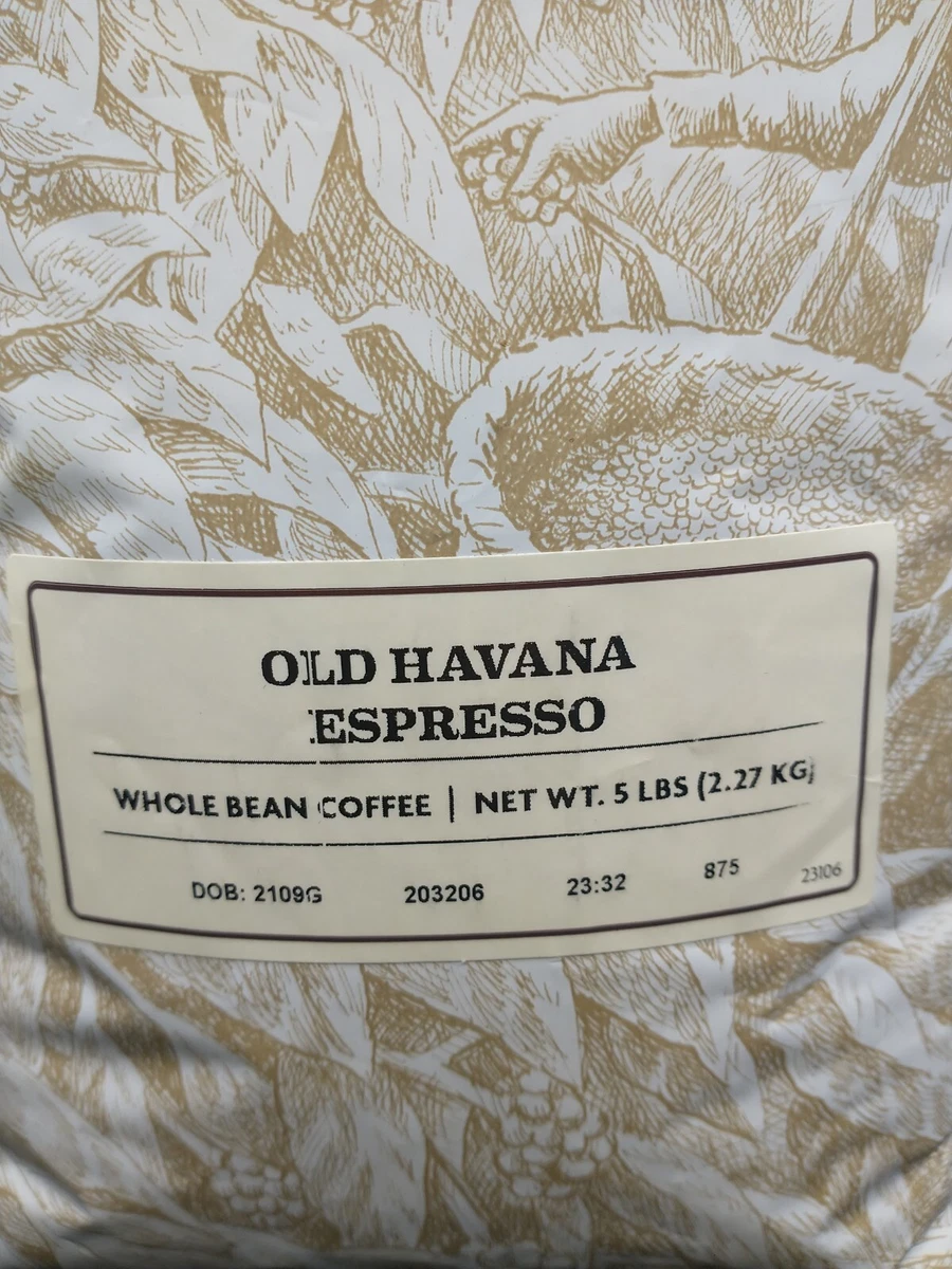 Gavina Gourmet Coffee Old Havana Espresso Whole Bean 5LB Bag New