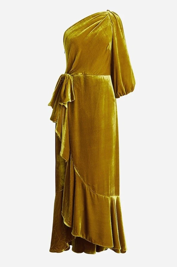 j crew gathered silk midi dress J Crew Gathered-Waist Silk Midi Dress 4