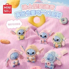 Miniso Stitch Eat Something Before Sleep Series Vinyl Figure Confirmed Blind Box