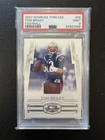 2007 Donruss Threads Tom Brady Football Patch PSA 9