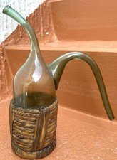 Fiaschetta Leva Olio In Vetro Originale 1800 Arte Del Vino Perfetta 