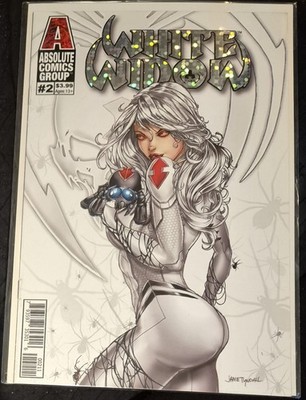 White Widow #2 - Foil Title Enhanced Cover - 2019 - Absolute Comics
