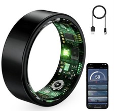 Fitness Tracker for Men  Women, Waterproof Smart Ring with Activity Sleep, Etc