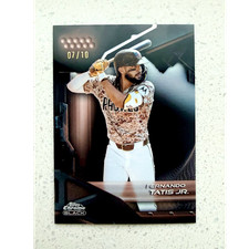 2026 Topps Chrome Black Fernando Tatis Jr. Rose Gold Refractor /10