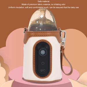 (L)Pefop Portable Bouteille Warmer USB Chauffage rapide alimenté 26 Vitesses