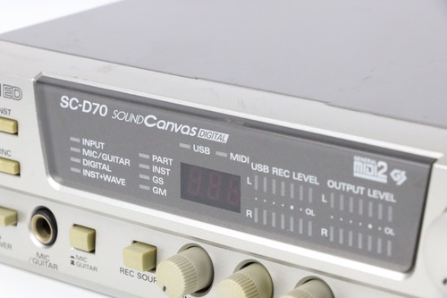 Roland SC-D70 SOUND Canvas Sound Module GS SC 8820 Sound Midi Audio interface - Picture 12 of 15