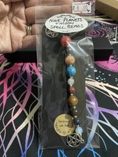 9 Planets & Moon Spell Beads.  Handmade NEW. 