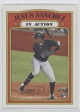2021 Topps Heritage In Action Jesus Sanchez #312 0an6