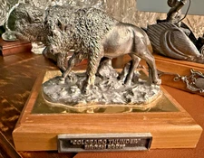 Michael Ricker Pewter SHOW ED. COLORADO THUNDER Bison /Buffalo (Signed) LE  $135