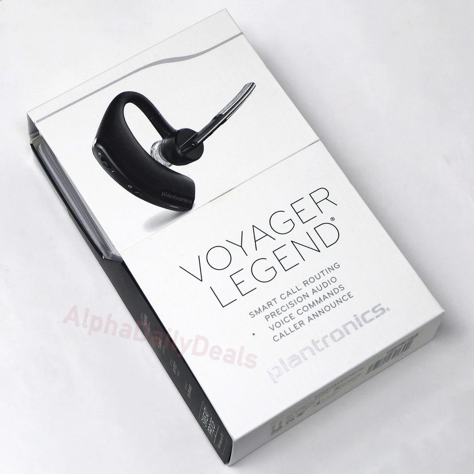 NEW Plantronics Voyager Legend Wireless Bluetooth Single Ear Headset Boom Mic - Image 2 of 4