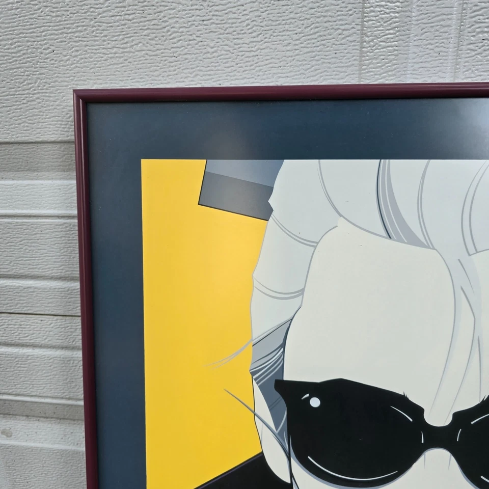 Patrick Nagel 1985 NC5 B1 Galería Edición Mirage Serigrafía Impresión Enmarcada Foto 2 de 4
