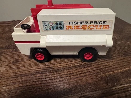 Vintage Fisher Price Rescue Vehicle 1974