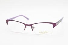 NEW NICOLE MILLER JASPER C03 PURPLE VIOLET AUTHENTIC EYEGLASSES 51-18
