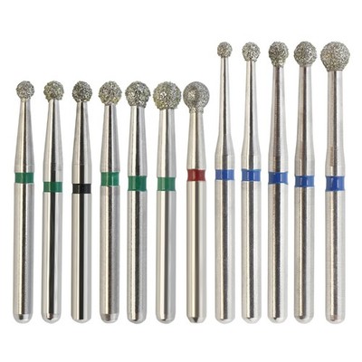 Dental Round Diamond Bur Long Surgical Diamond Bur FG High Speed Coarse Fine 801