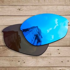 POLARIZED Replacement Lenses for-Oakley Half Jacket 2.0 Sunglasses Ice Blue
