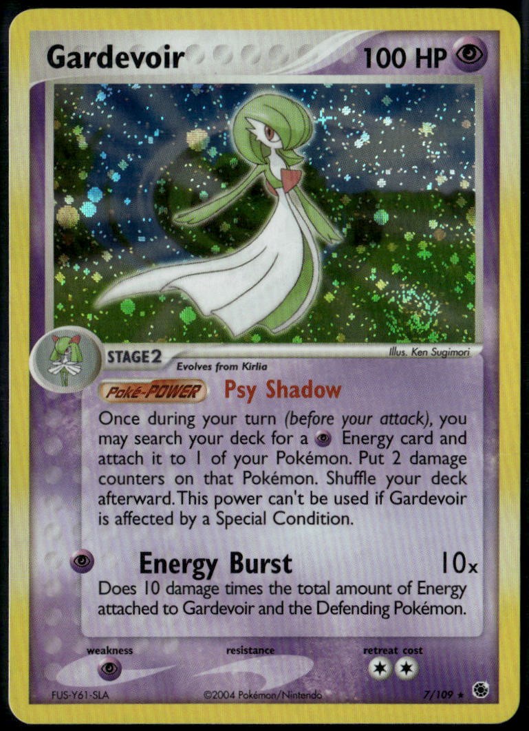 Gardevoir 7/109 Holo Rare Ruby & Sapphire ex Battle Stadium LP Pokemon Card