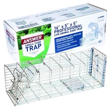 JT EATON 497N Live Animal Trap,5 in H,5 in W,Silver 29FX41