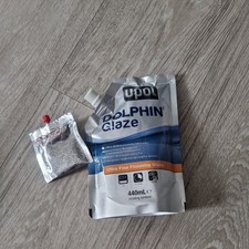 UPOL DOLPHIN GLAZE 440ML SELF LEVELING FINE FINISHING FILLER + BPO HARDENER