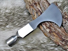 CUSTOM MADE AXE HEAD HATCHET TOMAHAWK TACTICAL 1095 HIGH POLISH CARBON STEEL 629