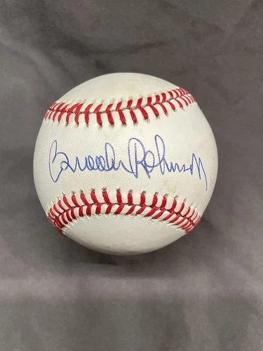 Brooks Robinson Autographed Baseball OMLB Baltimore Orioles HOF MLB