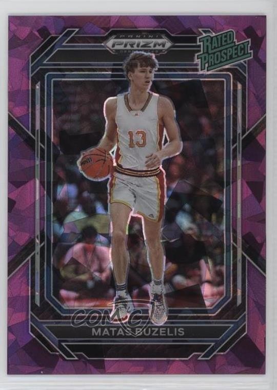 2023 Panini Prizm Draft Picks Rated Prospect Purple Ice /149 Matas Buzelis 0yk6