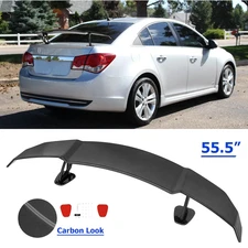 Rear Trunk GT Wing Racing Spoiler Carbon Lip For Chevrolet Cruze G