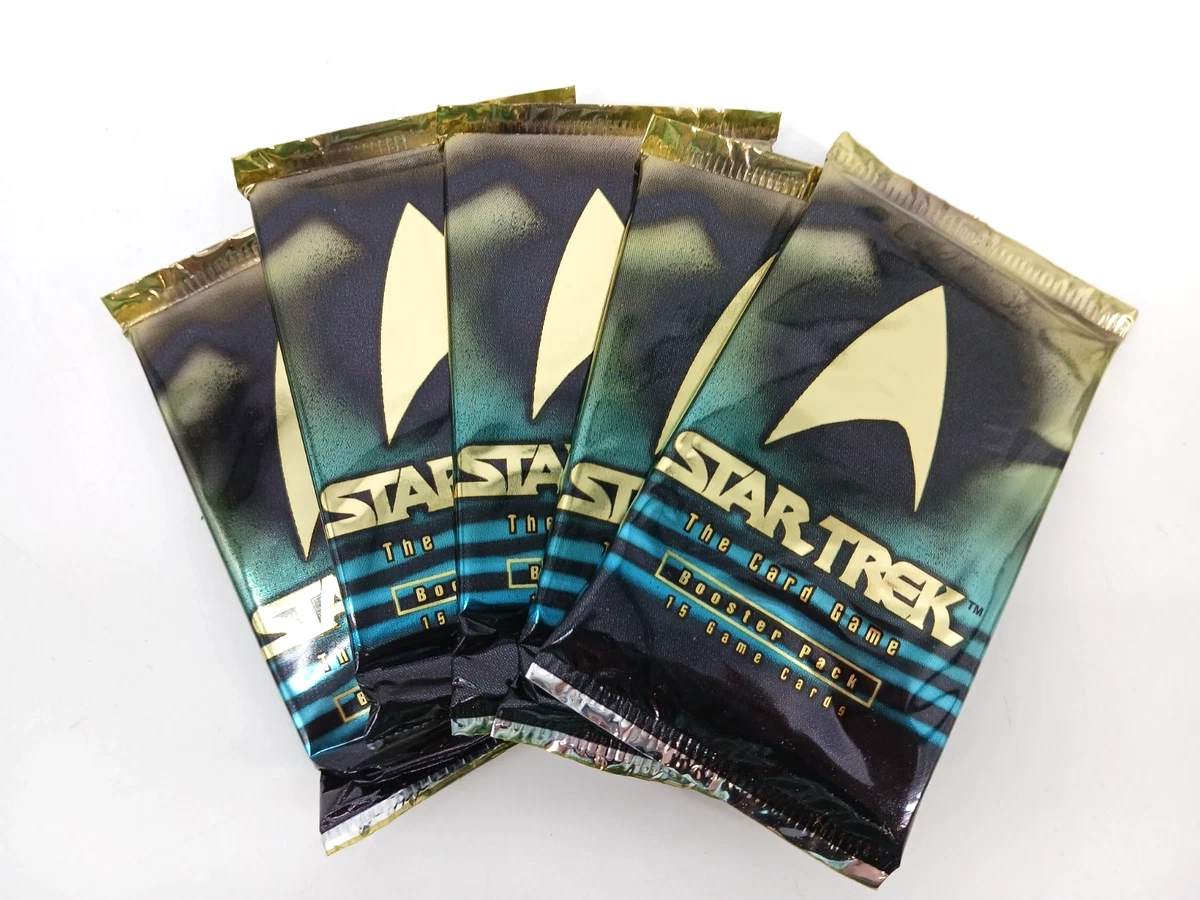 Star Trek: The Card Game Sealed Collectible Card Game Packs for