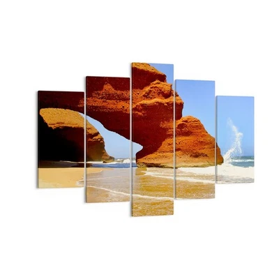 Cuadro Sobre Lienzo 150x100cm Cuadros Roca piedra arenisca océano naturaleza - Imagen 1 de 4