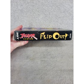 Flip Out! Atari Jaguar 64-Bit Video Game Puzzle J9040E 1995 Original Box