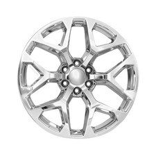 New Single 22 Inch 22x9inch Silver Premium Aluminum Alloy Wheel Rim Fits For ...