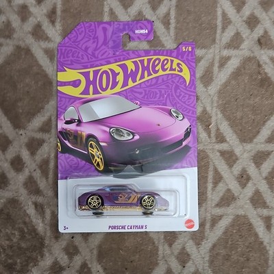 Hot Wheels Porsche Cayman S Purple Gold Diecast Car 1:64