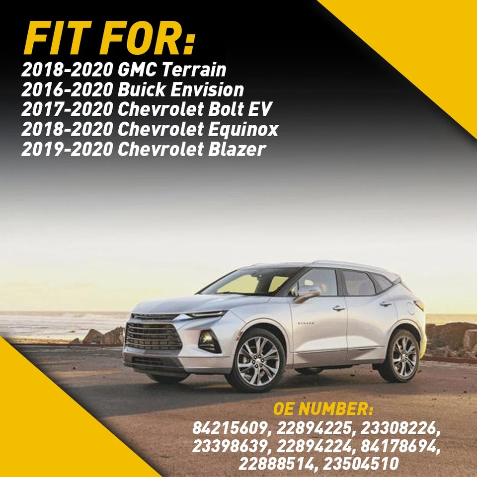 Juego de cuchillas de brazo limpiaparabrisas trasero para GMC Terrain Buick Envision 2016-2020 EKK Foto 2 de 4