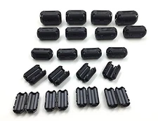 20 Pcs Snap on Ferrite Core Cord Ring RFI EMI Noise Filter Suppressor Cable... 