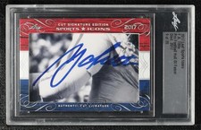 2017 Leaf Sports Icons Cut Signatures 9/20 YA Tittle Cut Signature Auto HOF k4s