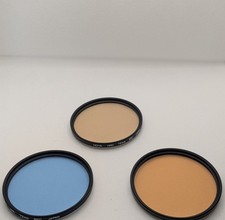 Hoya HMC 72mm Filters Set Of 3 Orange, Tan And Blue