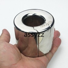 Stainless Steel Scrotum Pendant Ball Stretcher Testis Weight Rings Restraint