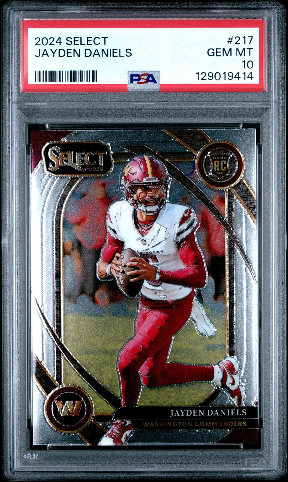 Jayden Daniels Panini Select #217 Base