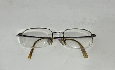 USED Flexon 606 by Marchon Light Gunmetal Eyeglasses Frame 52-19-140 Eyewear