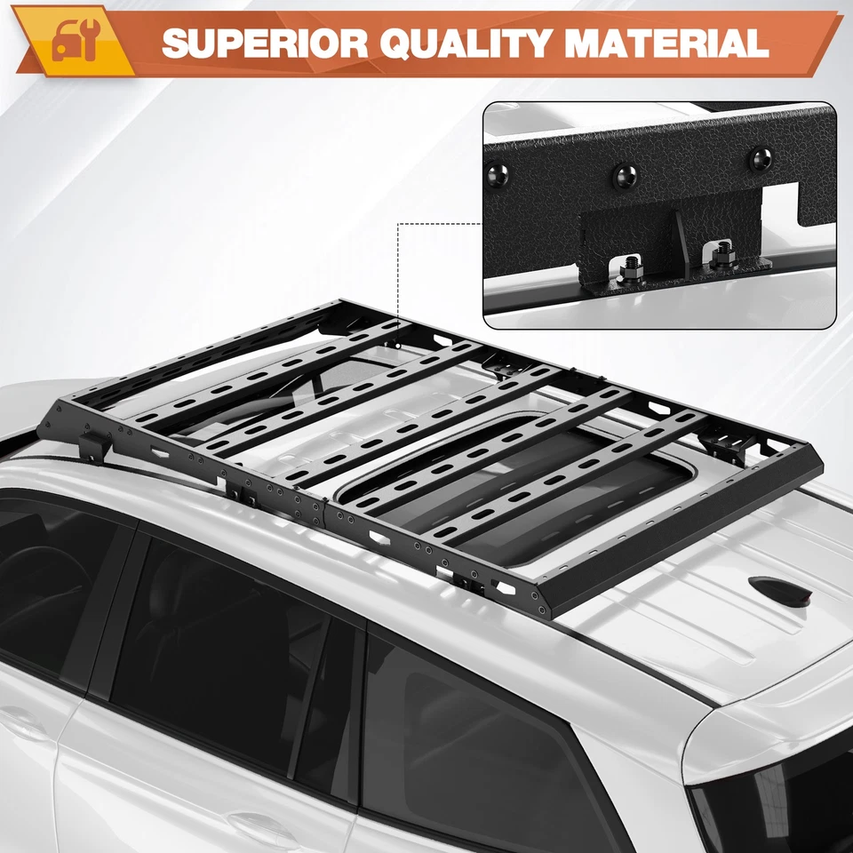 For 2016 2017 2018 2019-2022 Honda Pilot Roof Rack Cross Bars Basket Cargo Rack Foto 4 de 4