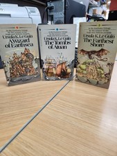 The Earthsea Trilogy By Ursula K Le Guin 1970s Bantam/Puffin PB Set Fantasy