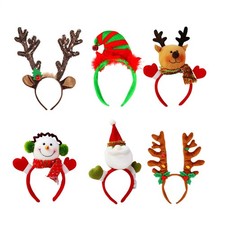 Headbands Christmas Cute Christmas Hair Bands with Bell Christmas classy