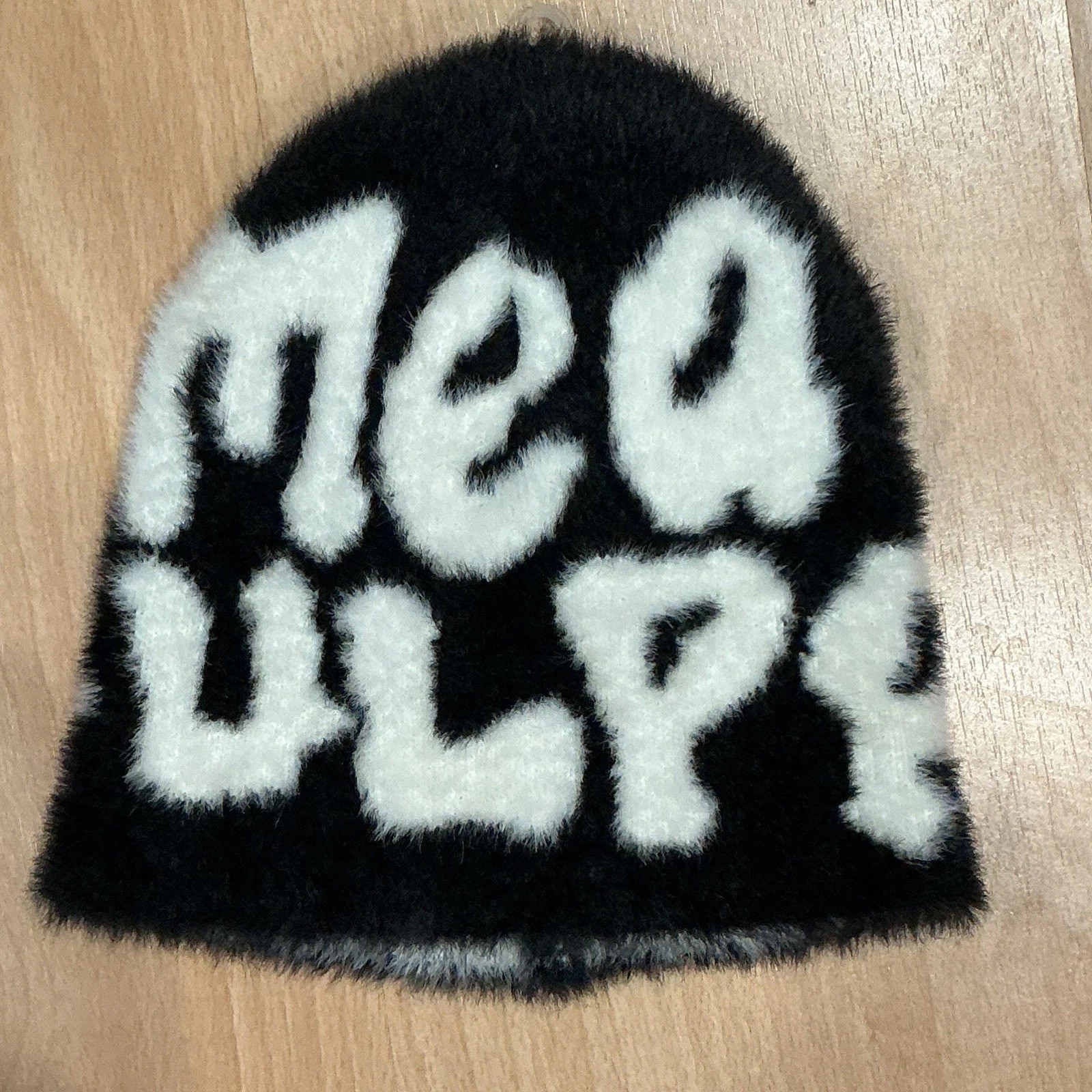 Black Mea Culpa Beanie One Size Fits All