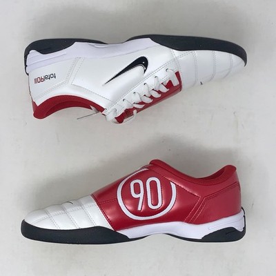 Nike Total 90 Red White Indoor Soccer Shoes, Size 10.5 BNIB HQ2851