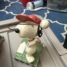 Enesco Peanuts di Jim Shore Snoopy Beagle at Bat - 4059433
