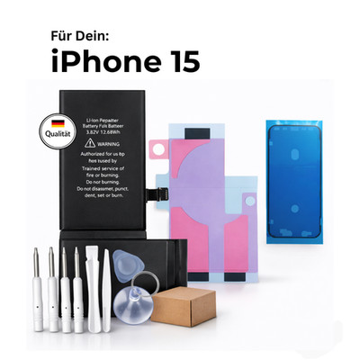 Diagnose Batterie für iPhone 15 Akku ohne Fehlermeldung 3349 mAh 100%