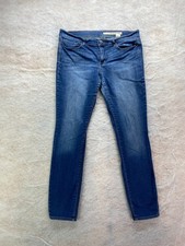 DKNY Jeans Womens Size 8 Medium Wash Mid Rise Skinny Stretch Blue Denim Jeans