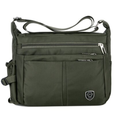 Men's Water-Resistant Messenger Bag Lightweight Travel Crossbody