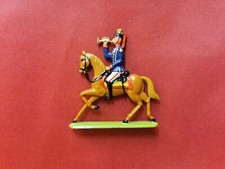 Antique French Lead Cavalry Soldier with trumpet