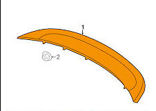 NEW VOLKSWAGEN BEETLE A5 REAR TRUNK BOOT LID SPOILER 5C5827933FGRU OEM - Picture 2 of 3